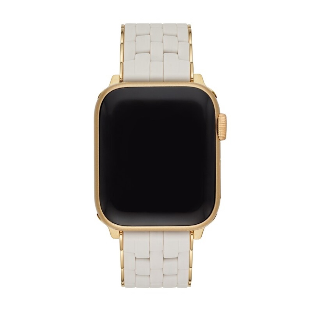 MICHELE Wheat Silicone Link Watch Strap for Apple Watch